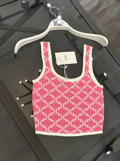 Celine Pink Crop Atlet