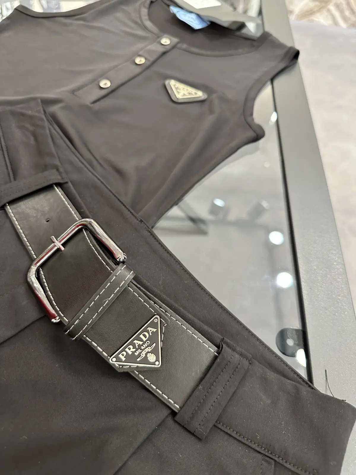 Prada Kemerli İkili Takım