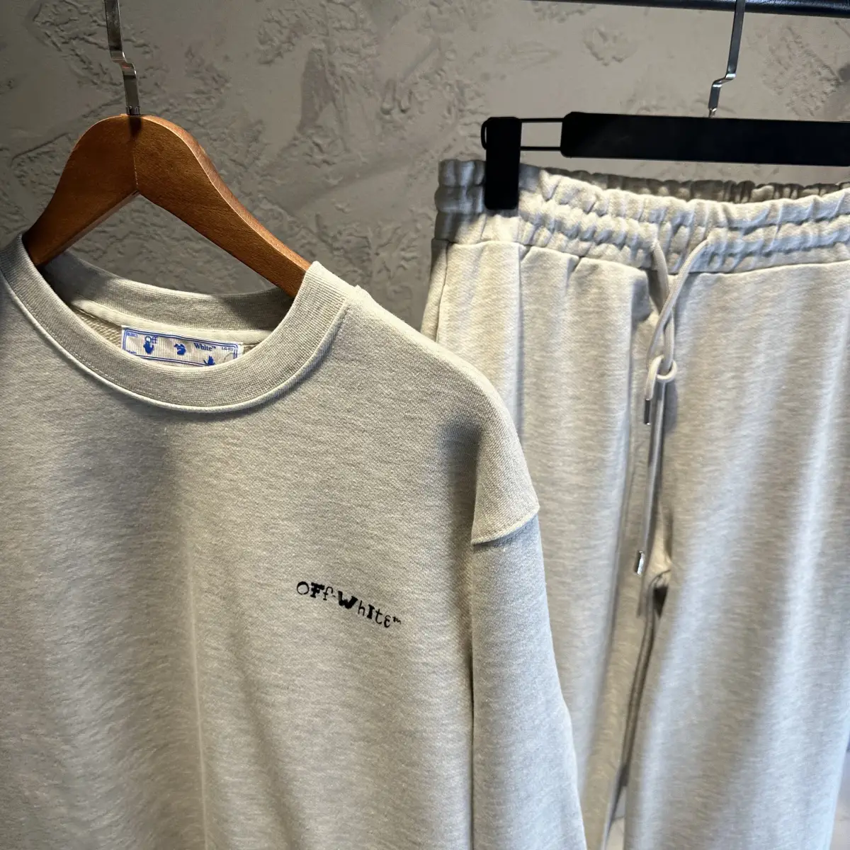 Off White Grey İkili Set