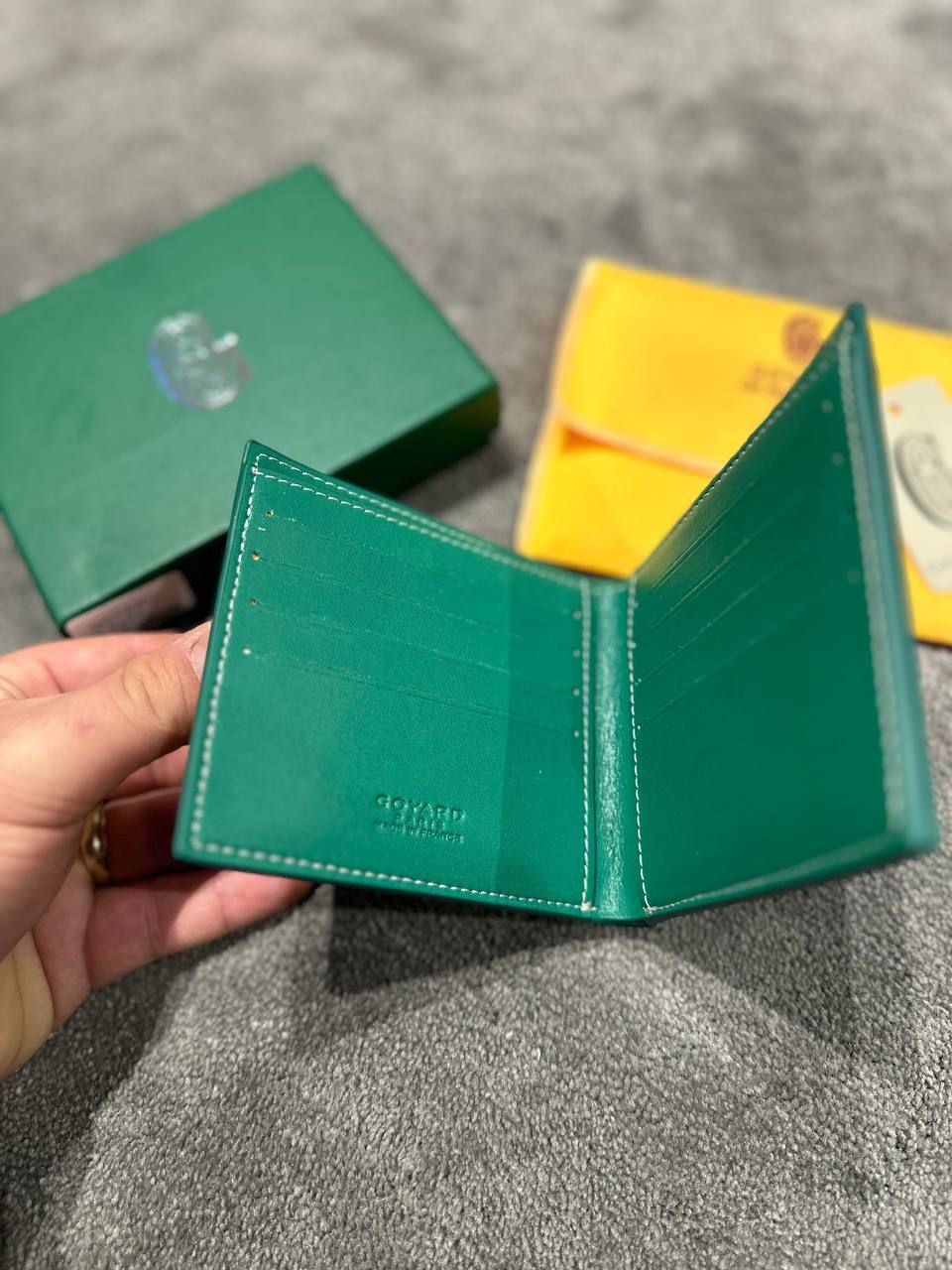 Goyard Yeşil Cüzdan