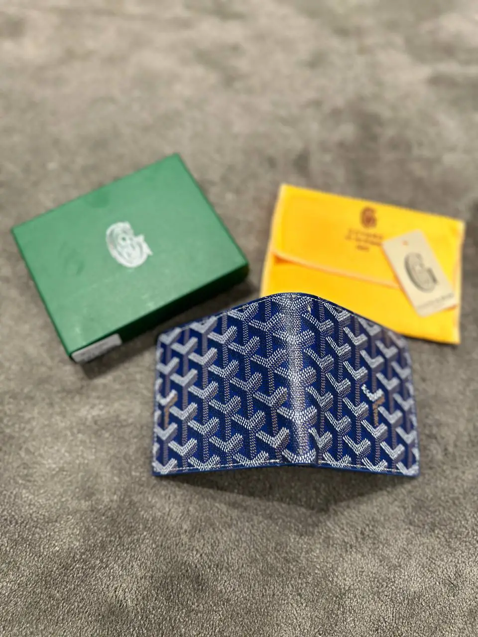Goyard Mavi Cüzdan