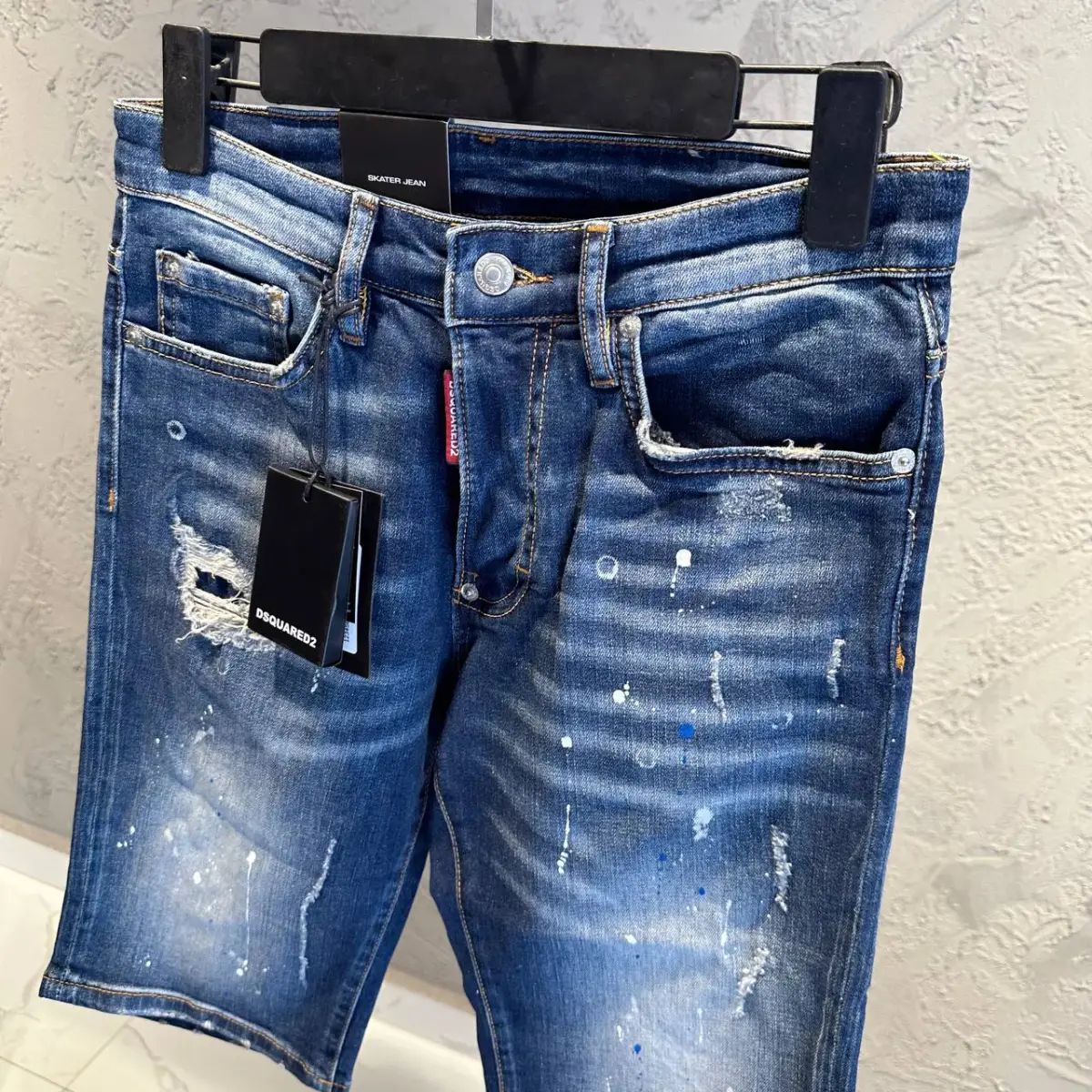 DSQUARED2 Lacivert Kot Short