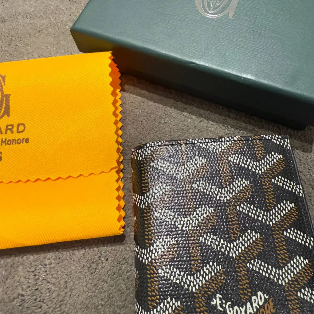 Goyard Desenli Mini Cüzdan