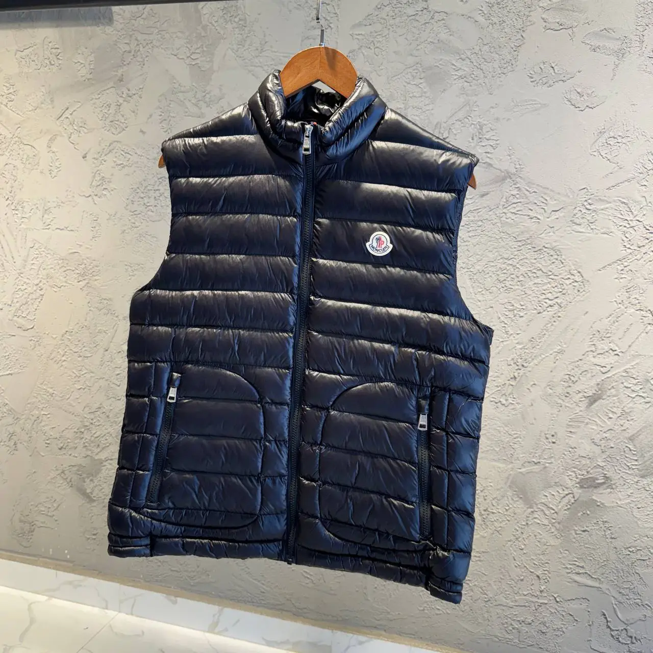 Moncler Siyah Şişme Yelek