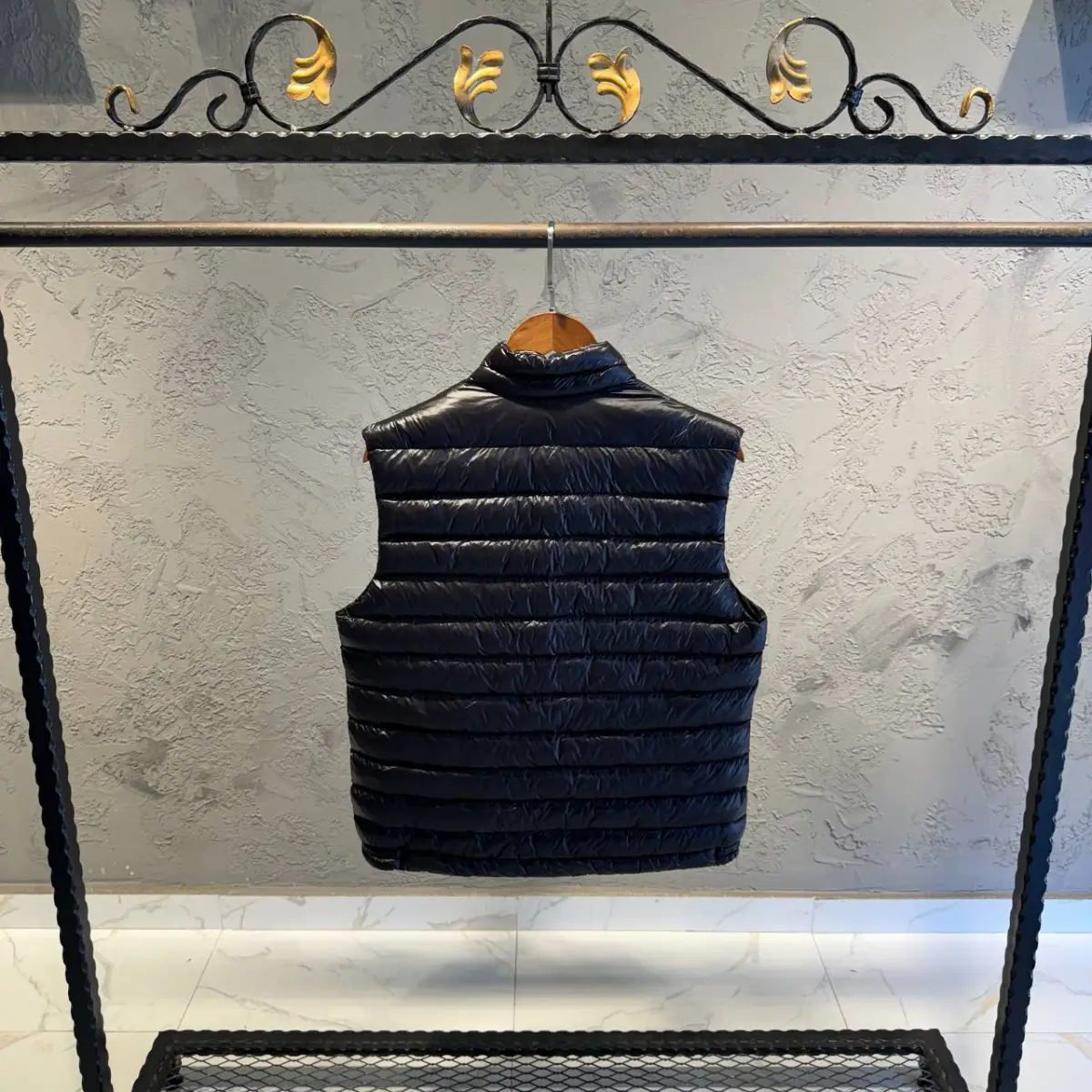 Moncler Siyah Şişme Yelek