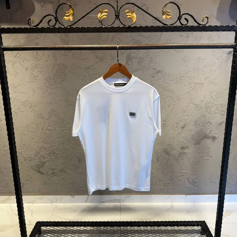 Dolce Gabbana Beyaz Logo Detaylı Tişört