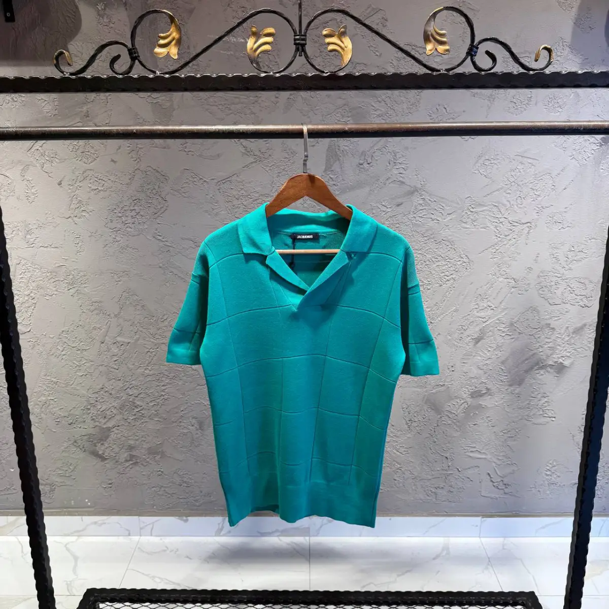 Jackquemus Yeşil Yakalı Tişört