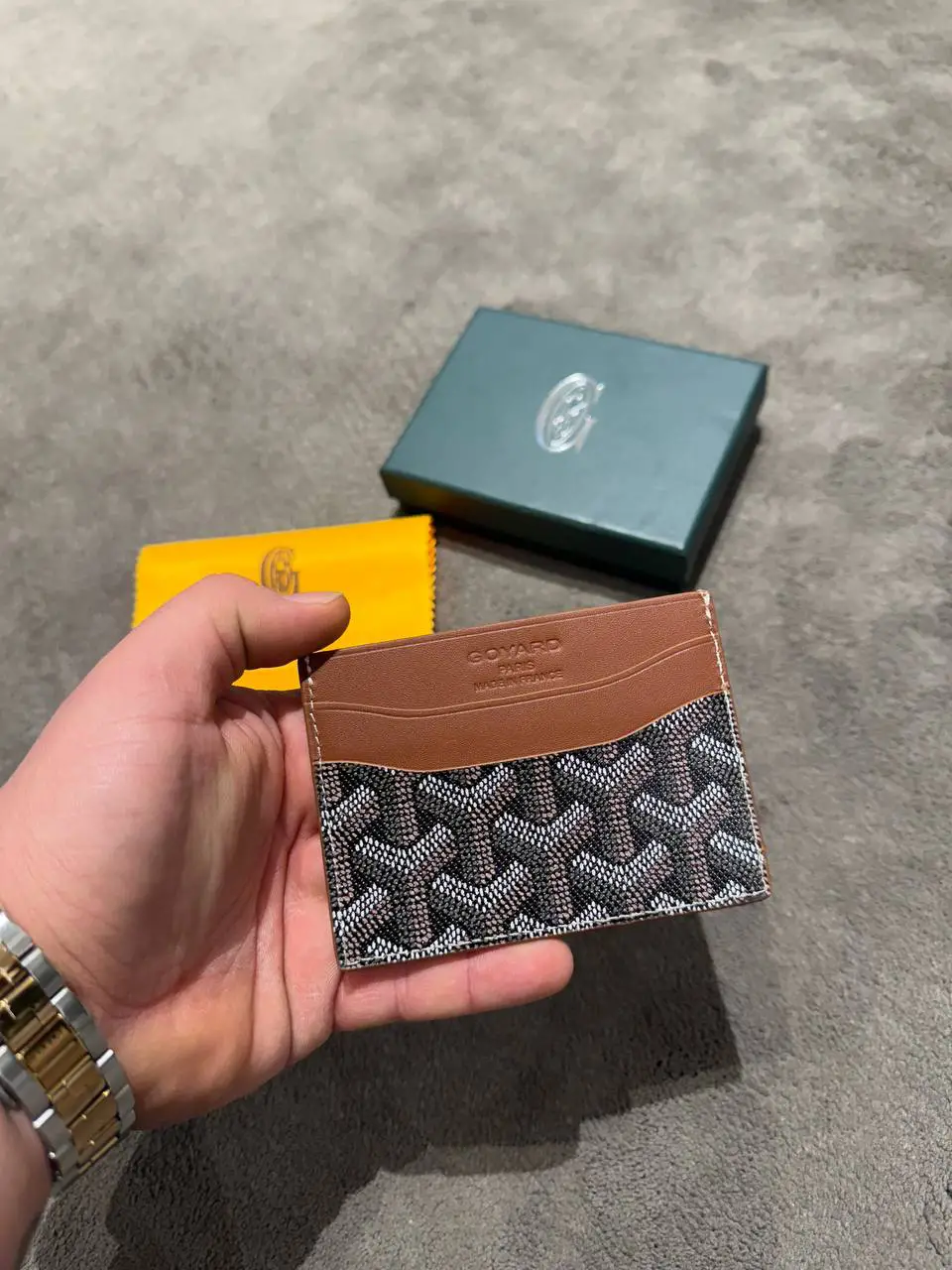 Goyard Kahverengi Kartlık Cüzdan