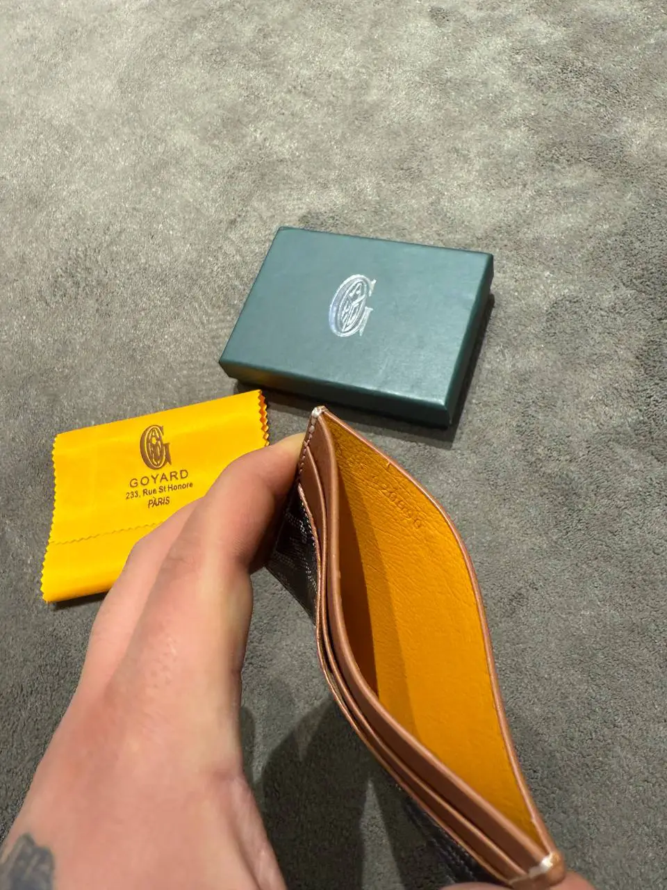 Goyard Kahverengi Kartlık Cüzdan