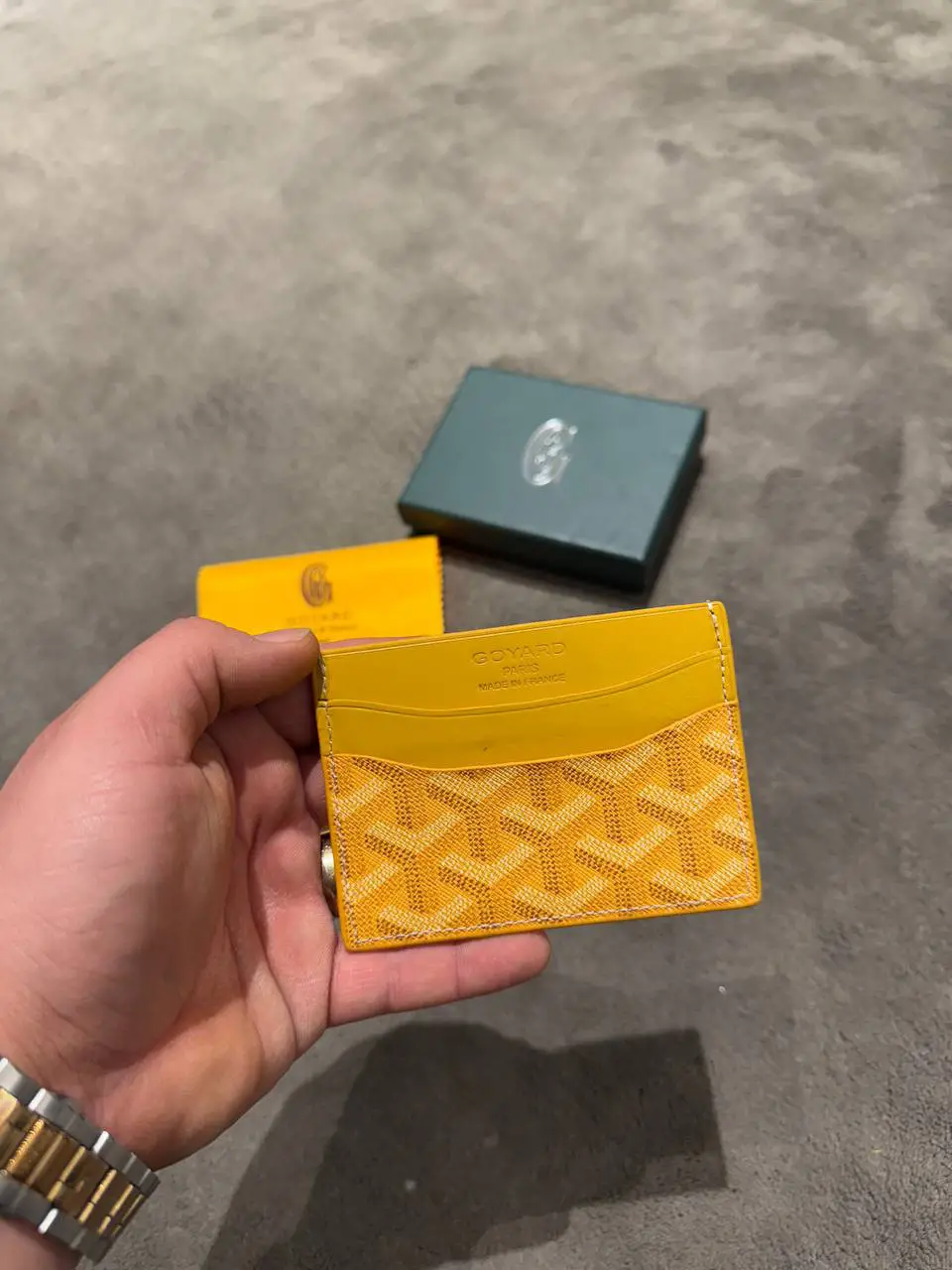 Goyard Sarı Kartlık 