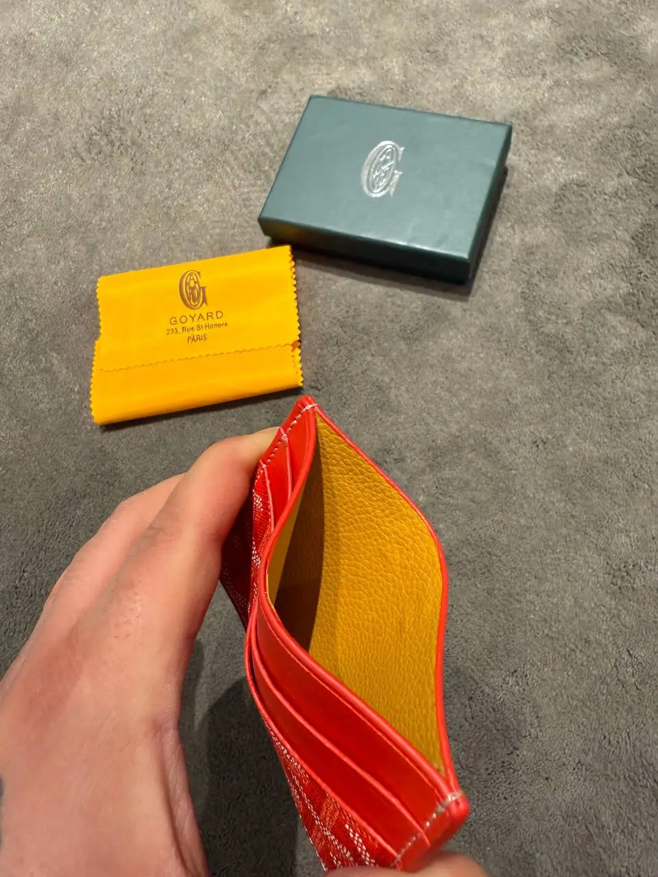 Goyard Kırmızı Kartlık