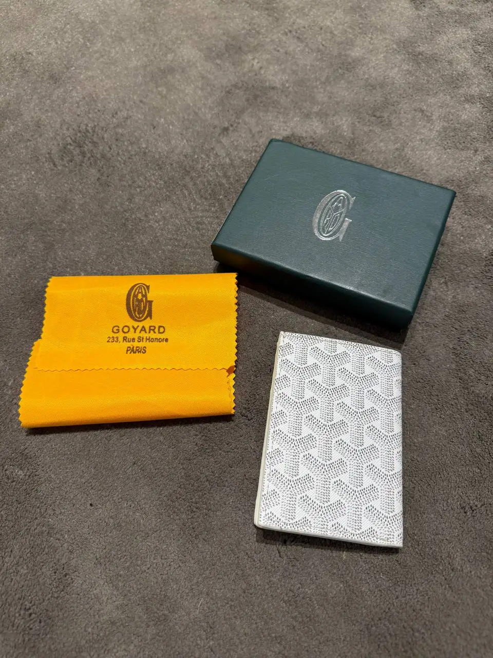 Goyard Beyaz Kartlık Cüzdan