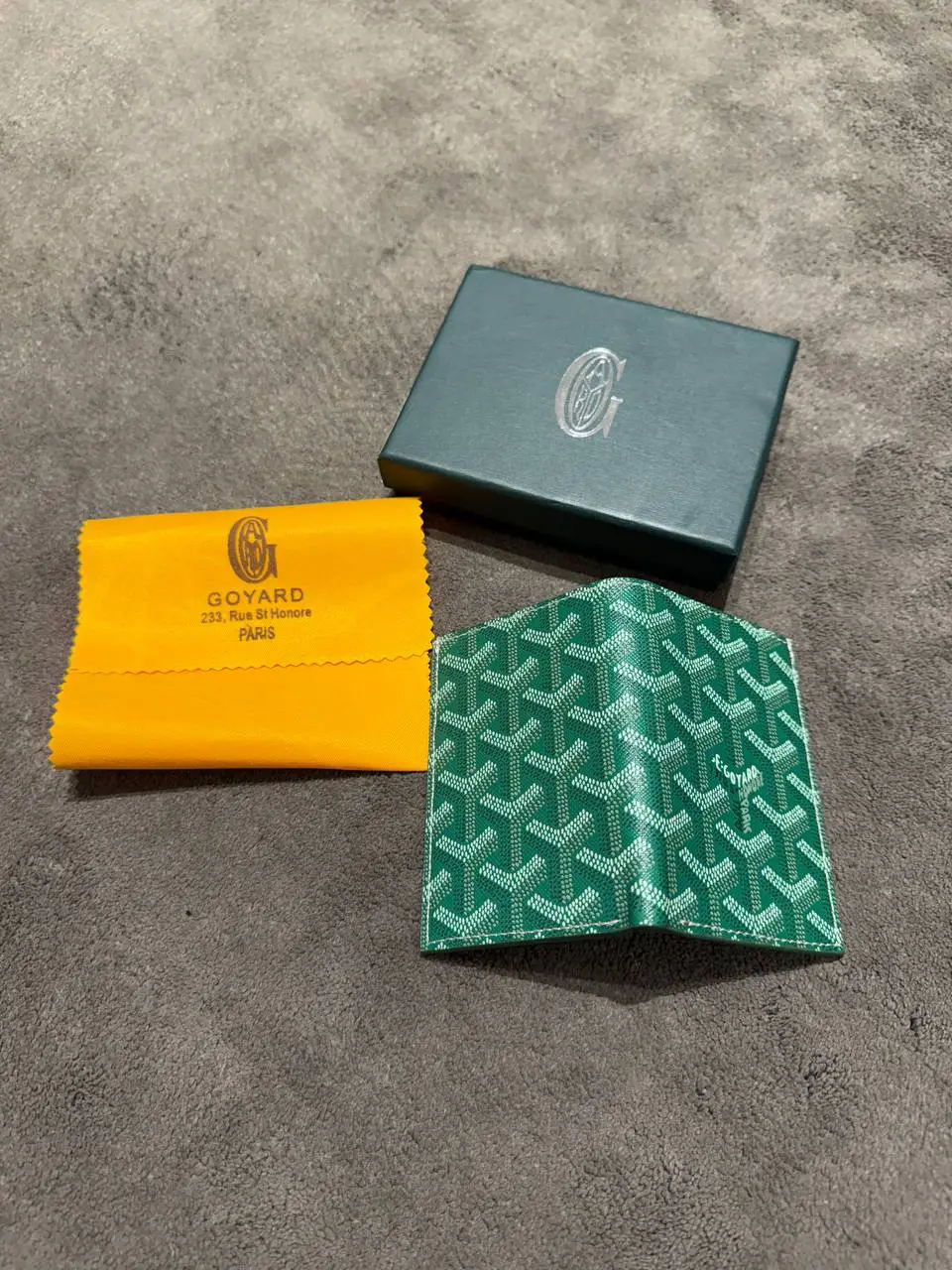 Goyard Yeşil Cüzdan