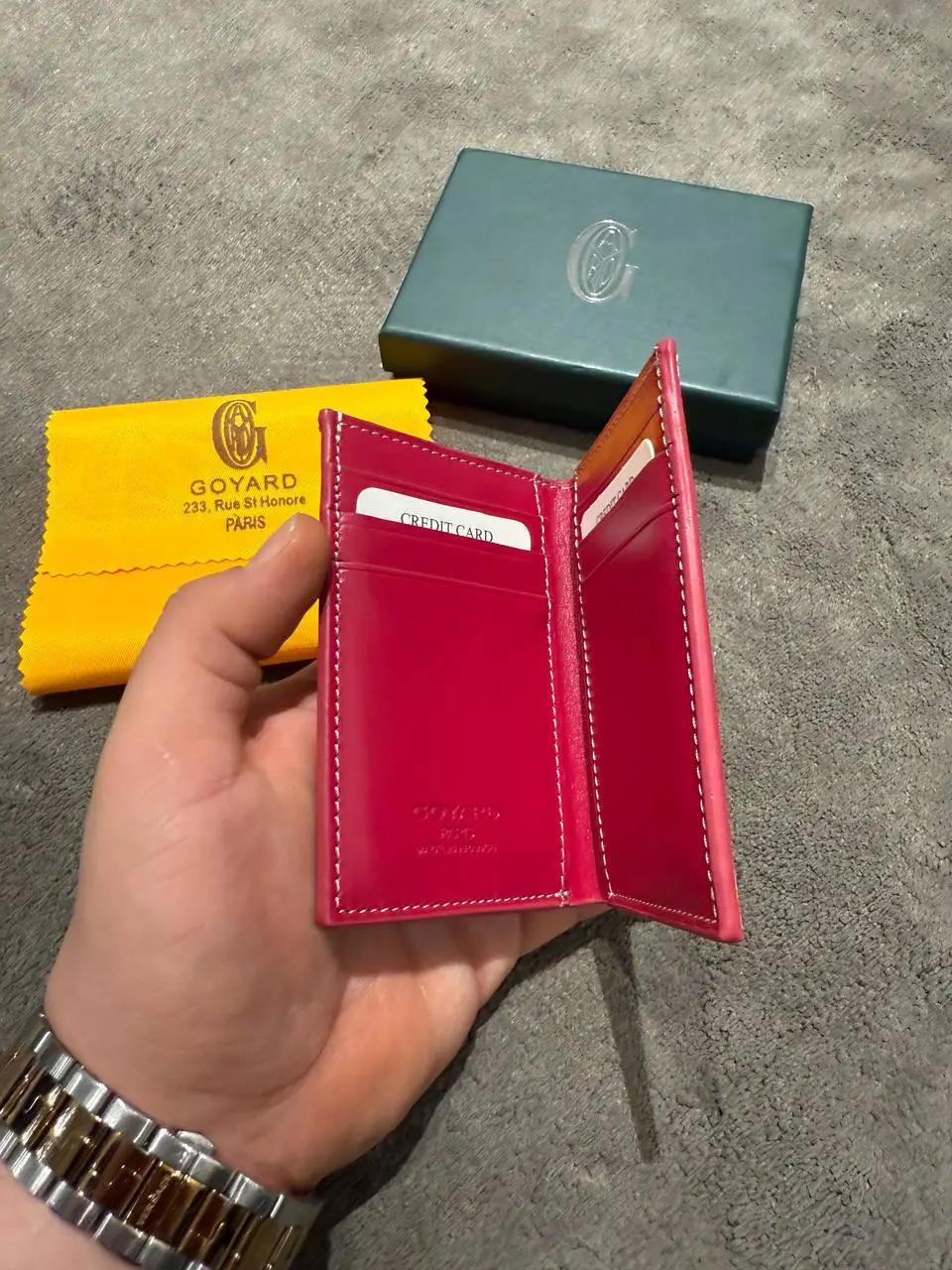 Goyard Kırmızı Cüzdan