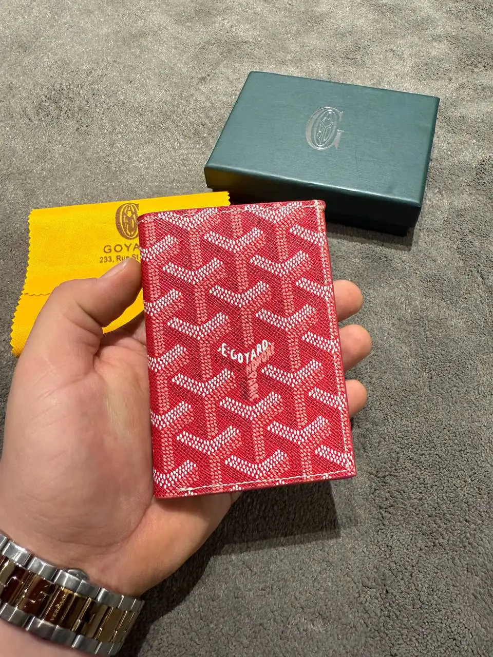 Goyard Kırmızı Cüzdan