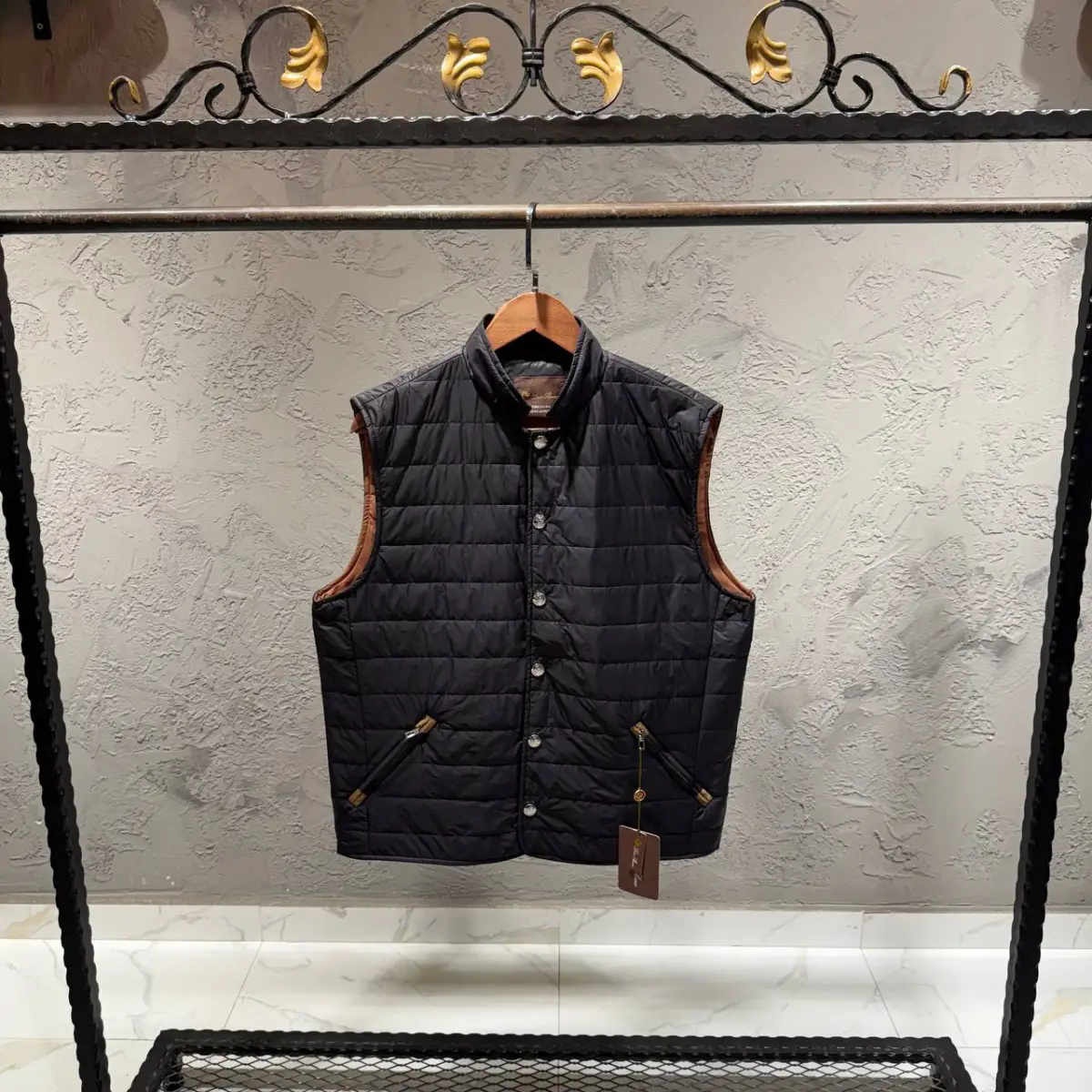 Loro Piana Siyah Kahve Yelek