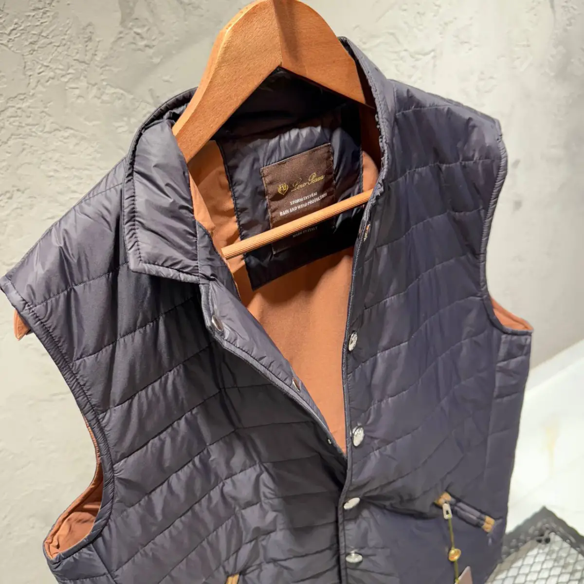 Loro Piana Siyah Kahve Yelek