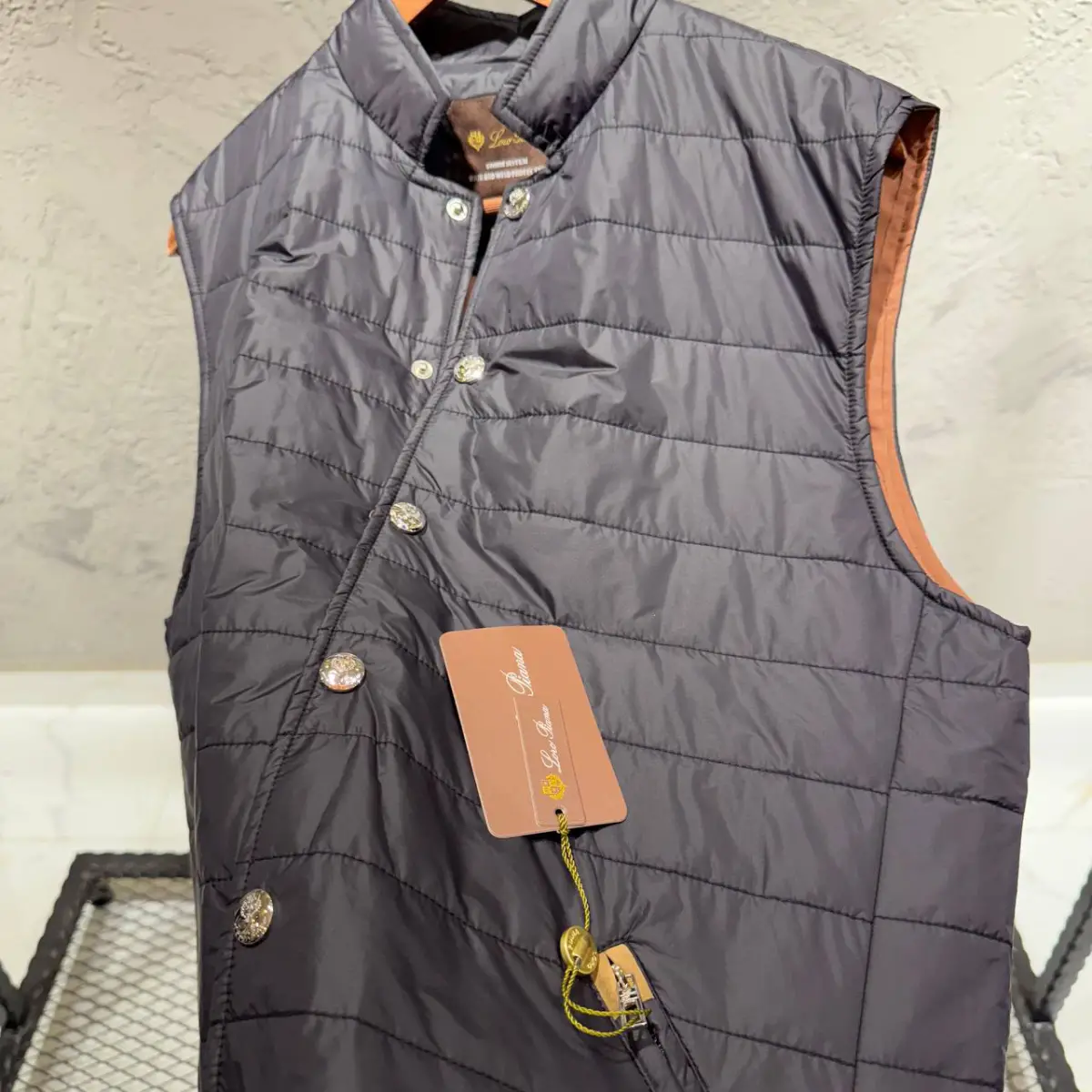 Loro Piana Siyah Kahve Yelek