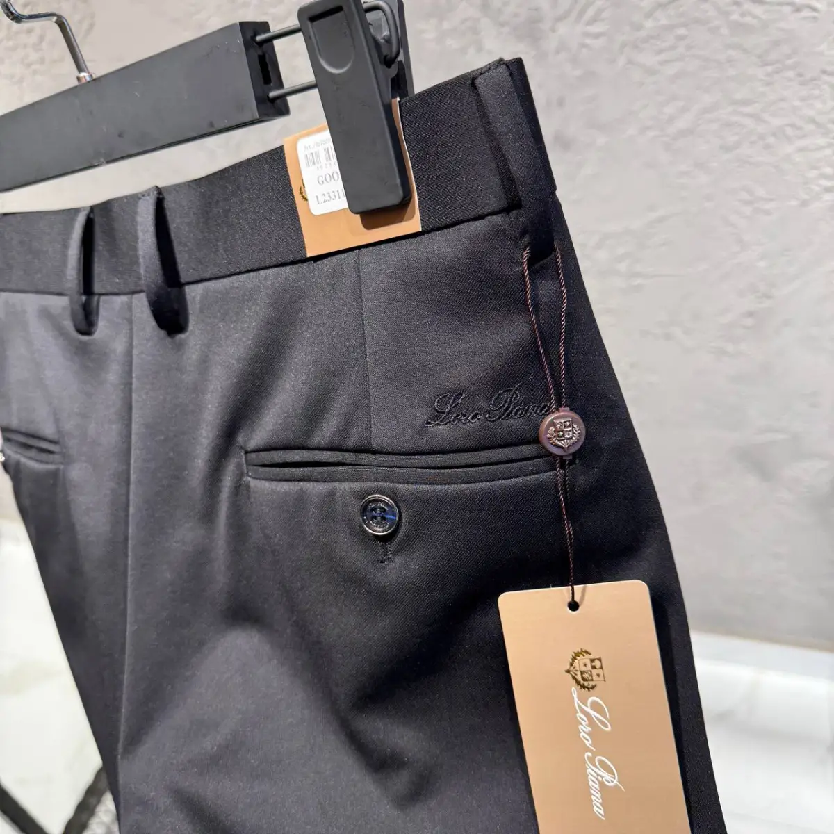 Loro Piana Siyah İthal Jogger