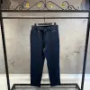 Loro Piana Lacivert Keten Pantolon