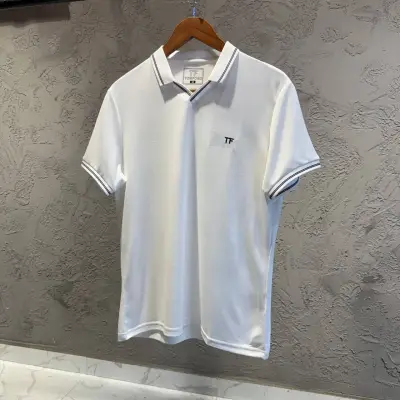 Tomford Beyaz Yakalı İthal Tişört