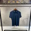 Kiton Fermuar Detaylı Lacivert Yakalı Tişört
