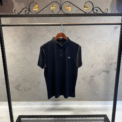 Dolce Gabbana Siyah Logo Detay İthal Polo Yaka