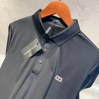 Dolce Gabbana Siyah Logo Detay İthal Polo Yaka
