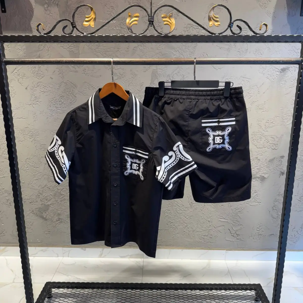 Dolce Gabbana Desenli İkili Takım