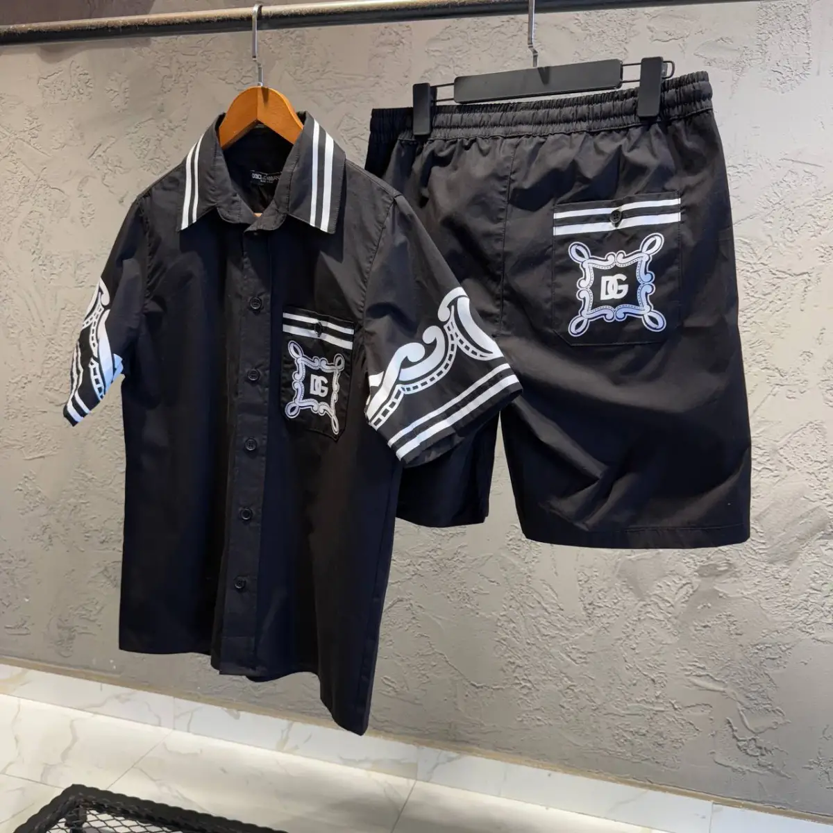 Dolce Gabbana Desenli İkili Takım