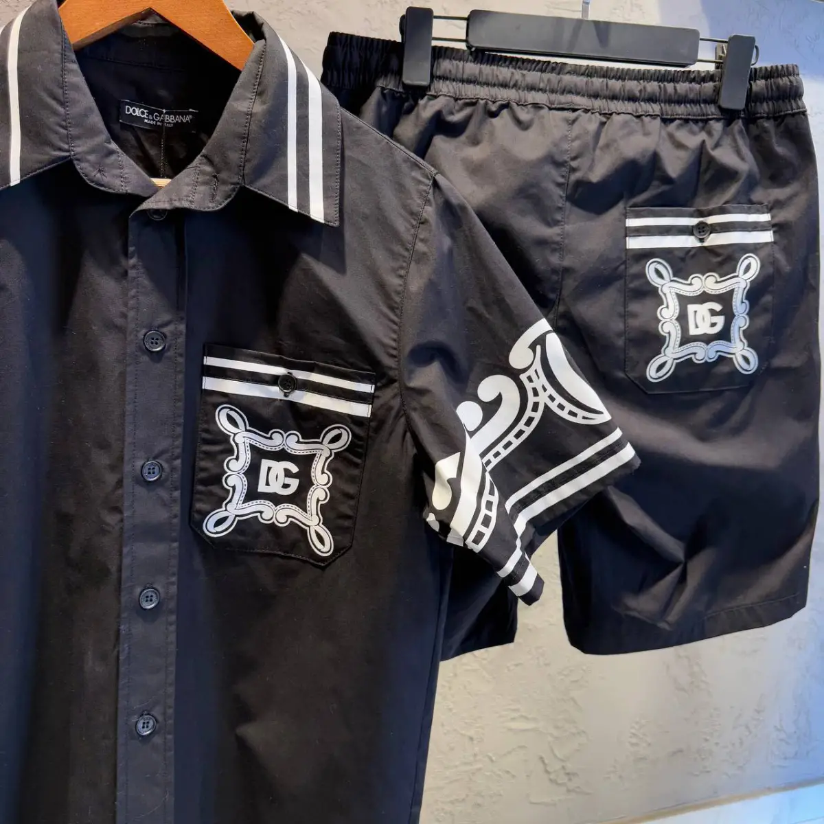 Dolce Gabbana Desenli İkili Takım