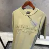 Balenciaga Haki Nakış Detaylı Tişört