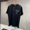 Moncler Siyah Cep Detaylı Tişört