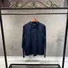 Kiton Lacivert Keten Gömlek