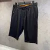 Loro Piana Siyah Keten Şort