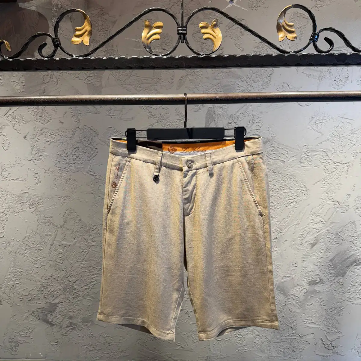 Loro Piana Krem Keten Şort