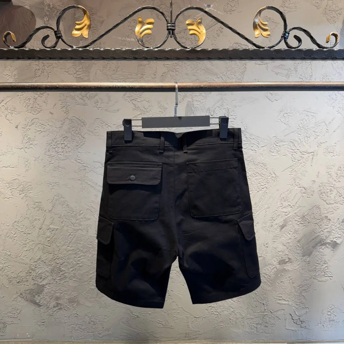 Prada Siyah Logo Detaylı Kot Şort