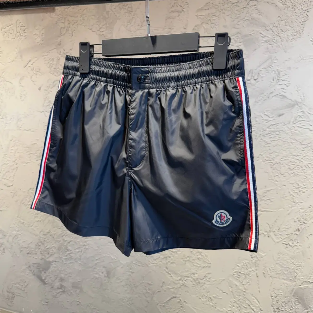 Moncler Siyah Cepli Deniz Şortu