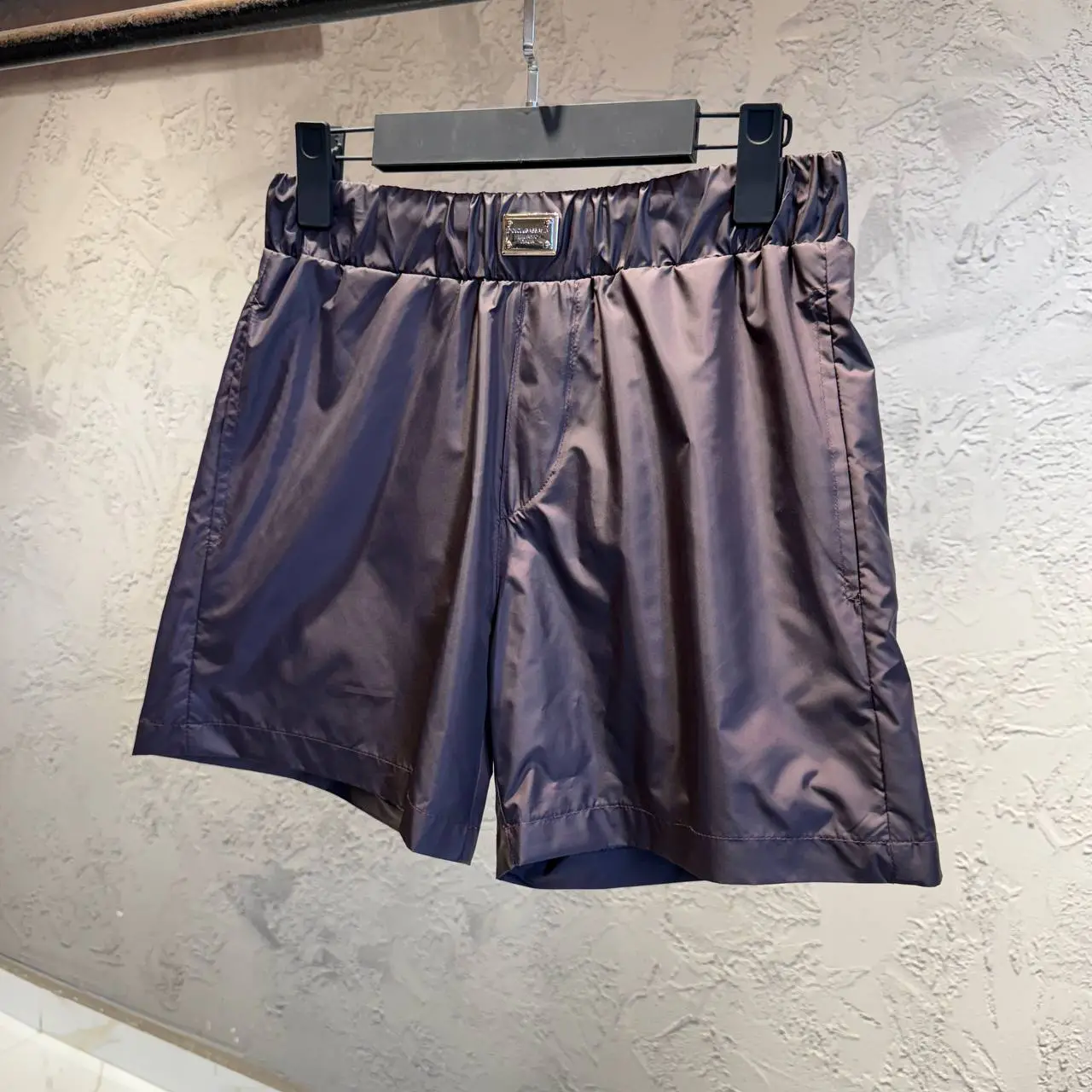 Dolce Gabbana Bordo Logo Detay Deniz Şortu