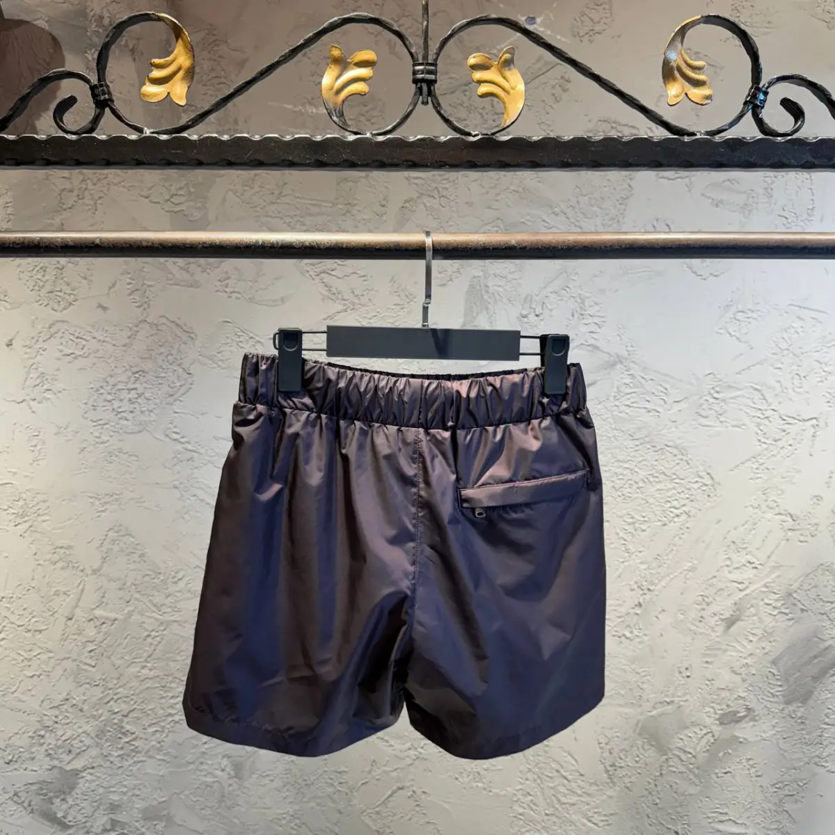 Dolce Gabbana Bordo Logo Detay Deniz Şortu