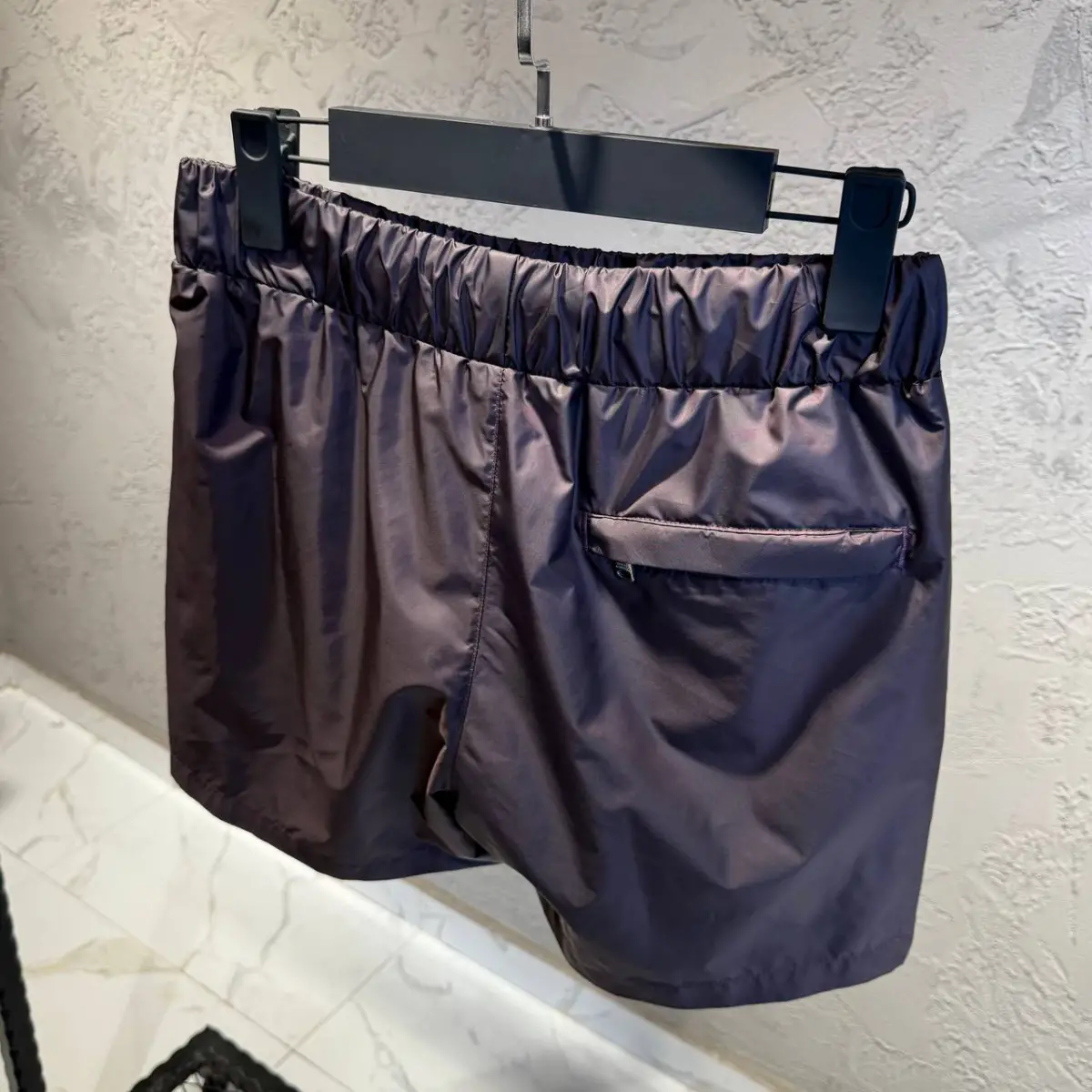 Dolce Gabbana Bordo Logo Detay Deniz Şortu