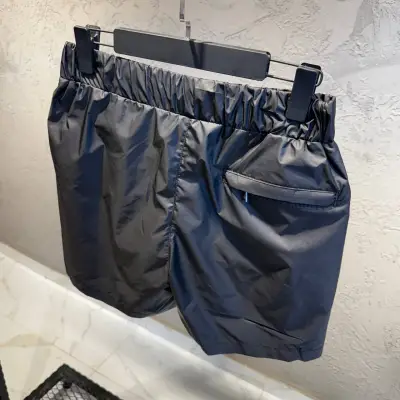 Dolce Gabbana Siyah Logo Detaylı Deniz Şortu