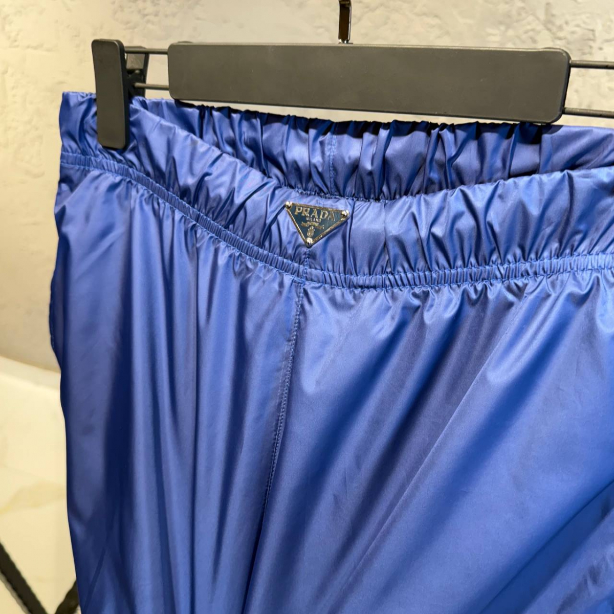 Prada Lacivert Logo Detay Deniz Şortu