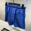 Prada Lacivert Logo Detay Deniz Şortu