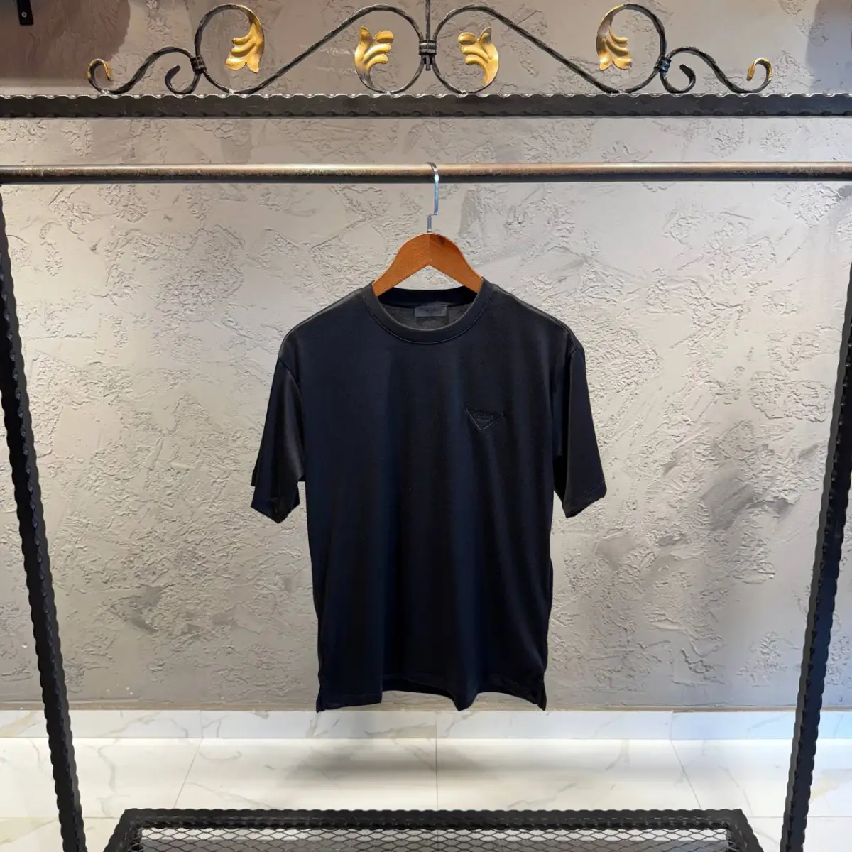 Prada Yeni Logo Siyah Tişört