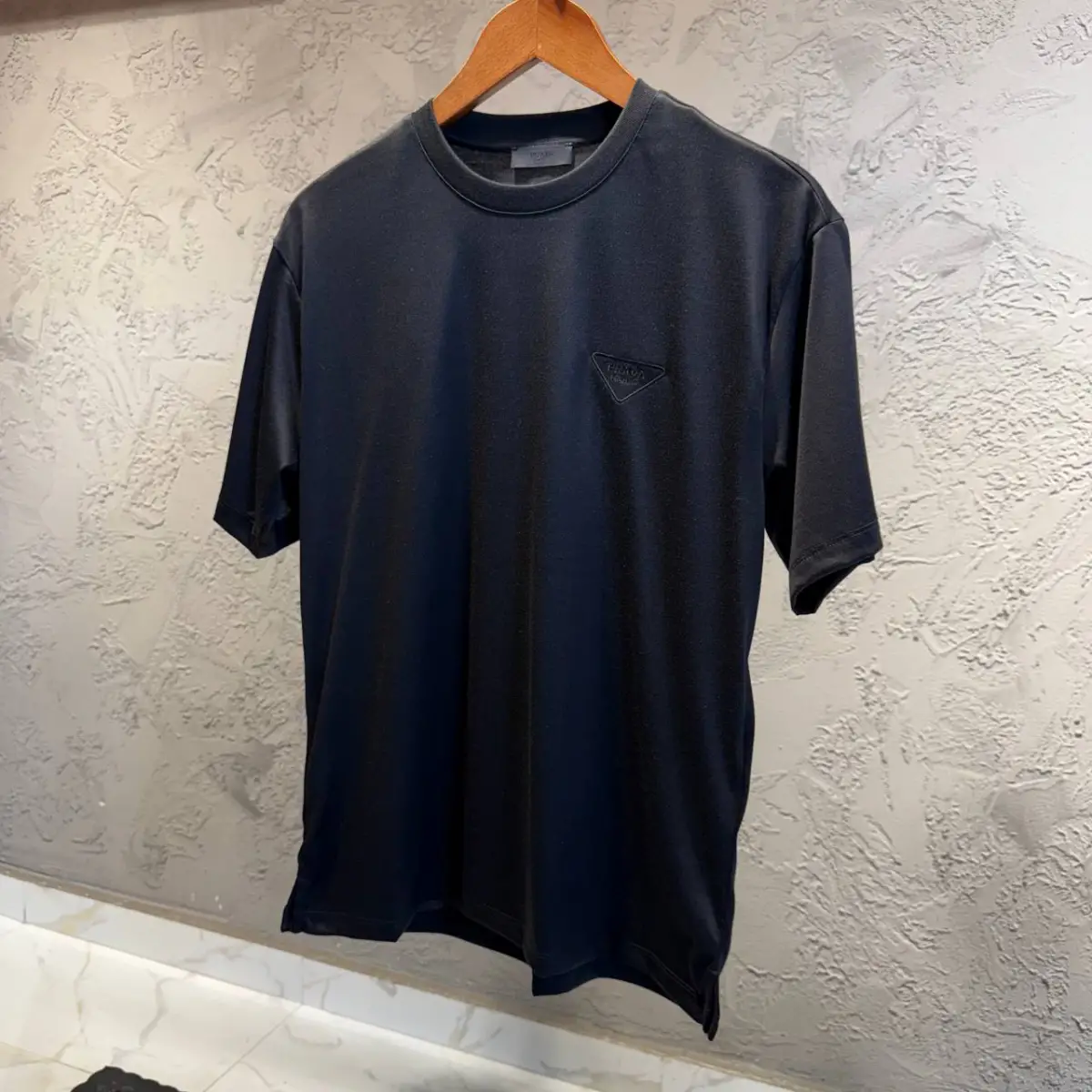 Prada Yeni Logo Siyah Tişört