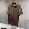 Tomford Kahverengi Yakalı Tişört