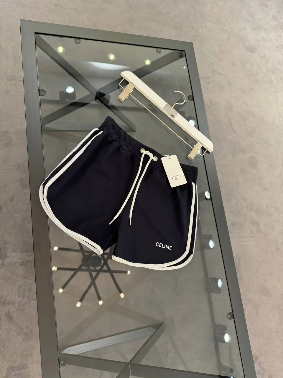 Celine Lacivert Mini Şort