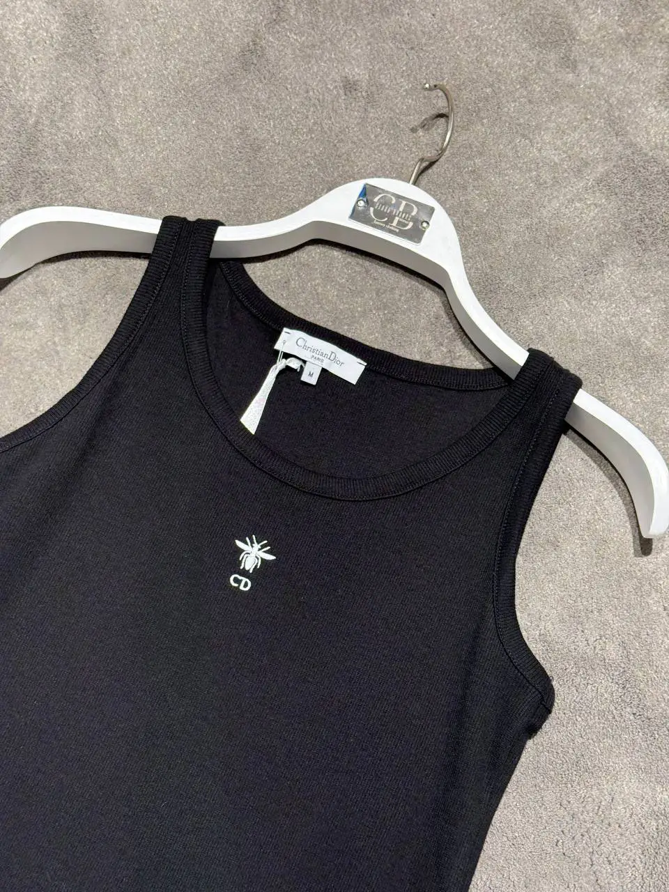 Dior Siyah Logo Detaylı Atlet