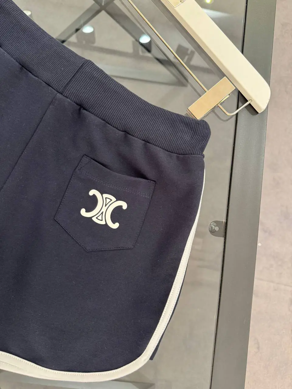 Celine Lacivert Mini Şort